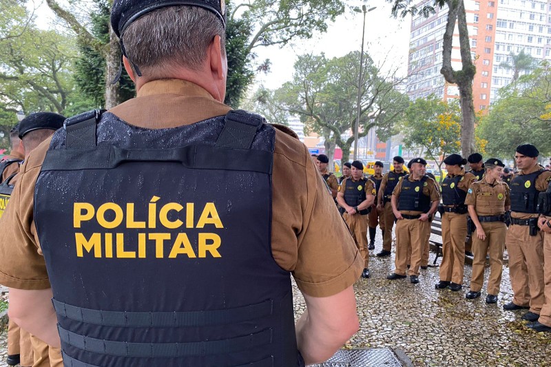 Com reforço de servidores pós-Verão Maior, PM lança nova operação em Curitiba