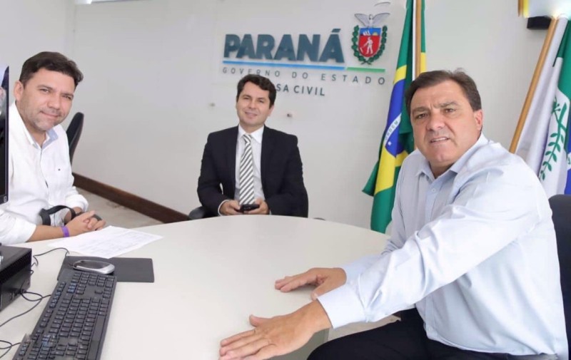 Em Curitiba, prefeito Dr. Antonely se reúne com deputado Curi e subchefe da Casa Civil Lúcio, por mais investimentos em Ibaiti