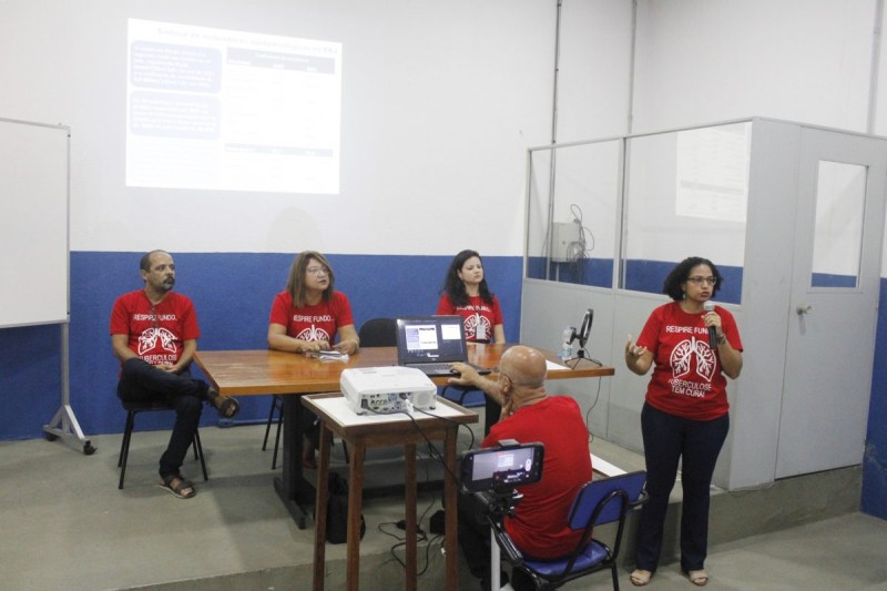Saúde promove capacitação sobre a tuberculose