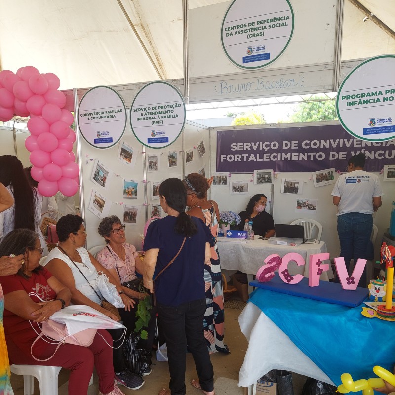 Semdes participa do Dia da Mulher com serviços de proteção das políticas de assistência social e direitos humanos