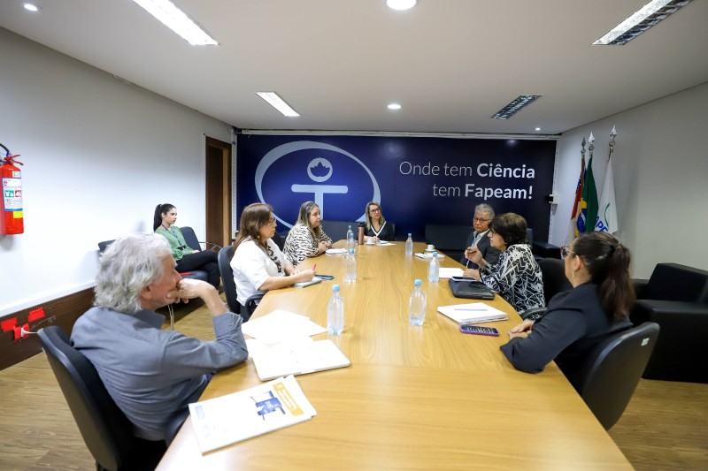 Gestores da Fundação Hospitalar Alfredo da Matta visitam a direção da Fapeam para buscar apoio às ações de ensino e pesquisa