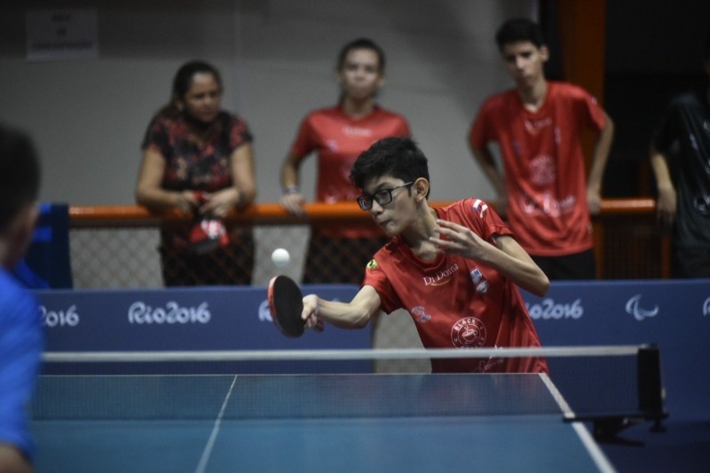 Vila Olímpica é sede de Campeonato Nacional de Tênis de Mesa