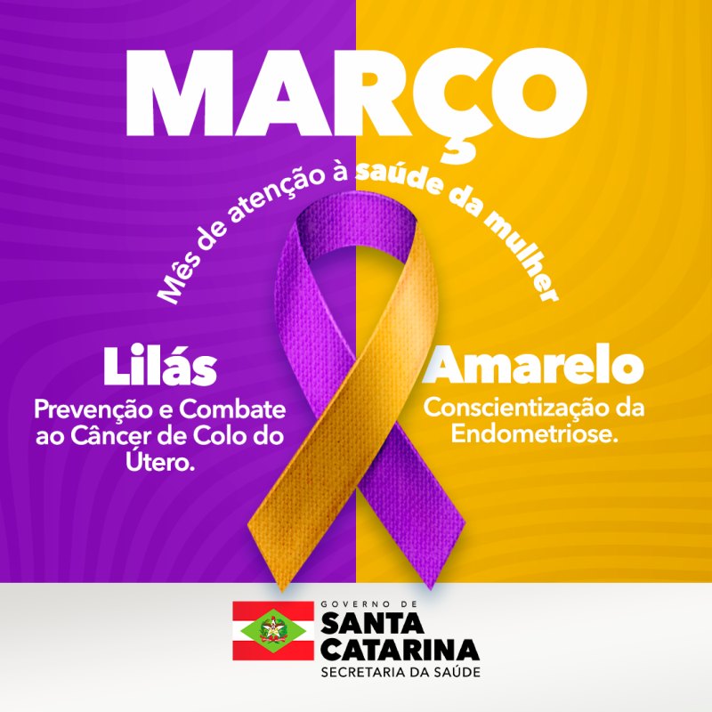 Março Lilás e Amarelo: Secretaria reforça cuidados com a saúde da mulher