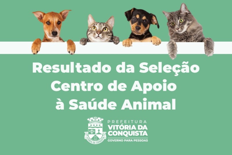 Edital 004/2022: Prefeitura faz primeira convocação de profissionais para atuar no Centro de Apoio à Saúde Animal