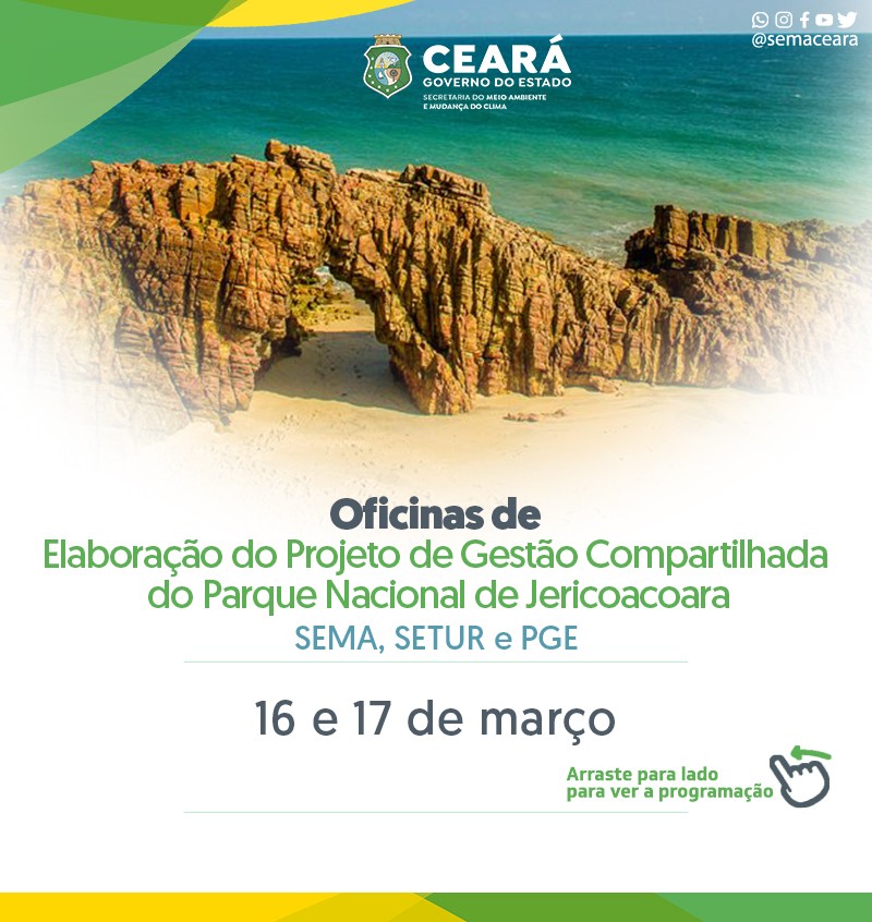 Sema dialoga com a sociedade em oficinas para construção projeto de gestão compartilhada do Parque Nacional de Jericoacoara