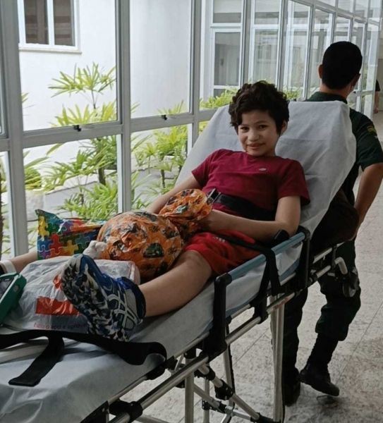 ?Xodó? da equipe pediátrica, Gabriel, que passou quase 3 anos internado no HMC, recebe alta definitiva