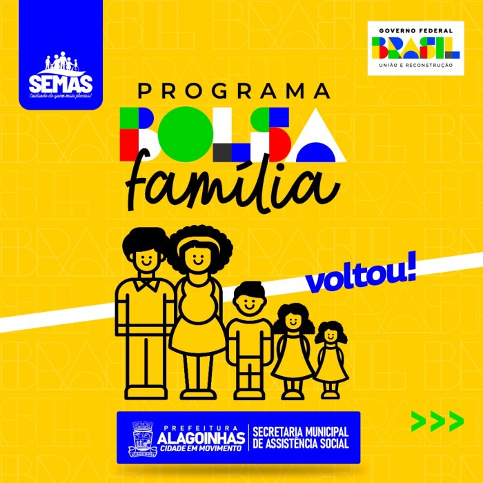 Bolsa Família: SEMAS convoca beneficiários para atualização cadastral