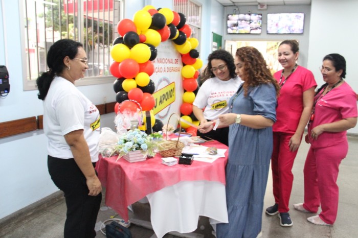 SES-AM realiza ação de conscientização sobre a disfagia