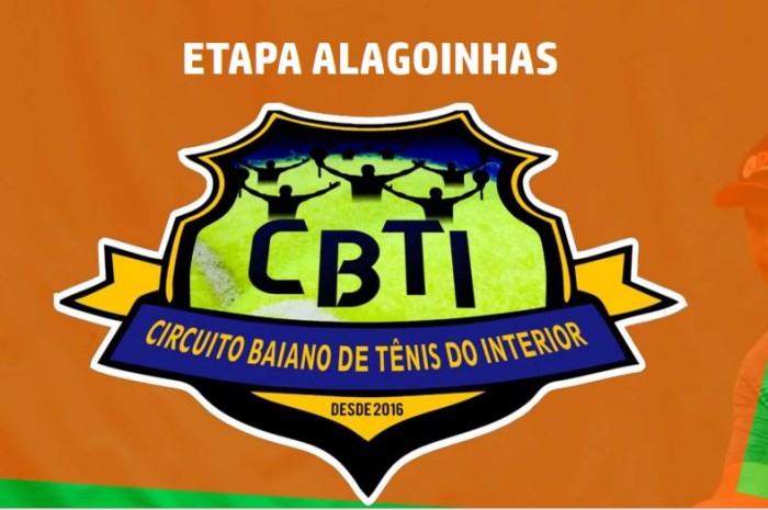 Alagoinhas sedia Circuito Baiano de Tênis do Interior nos dias 24, 25 e 26 de março