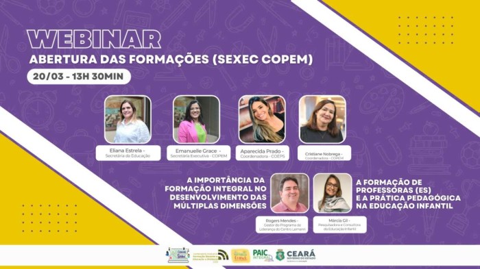 Ciclo Formativo fortalece trabalho de profissionais da Educação Infantil e do Fundamental