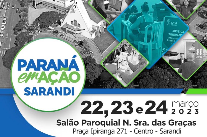 Começa nesta quarta-feira a edição de Sarandi da feira de serviços Paraná em Ação