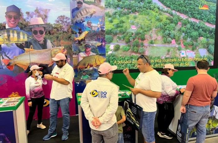 MS divulga seus principais destinos de pesca em evento nacional do setor