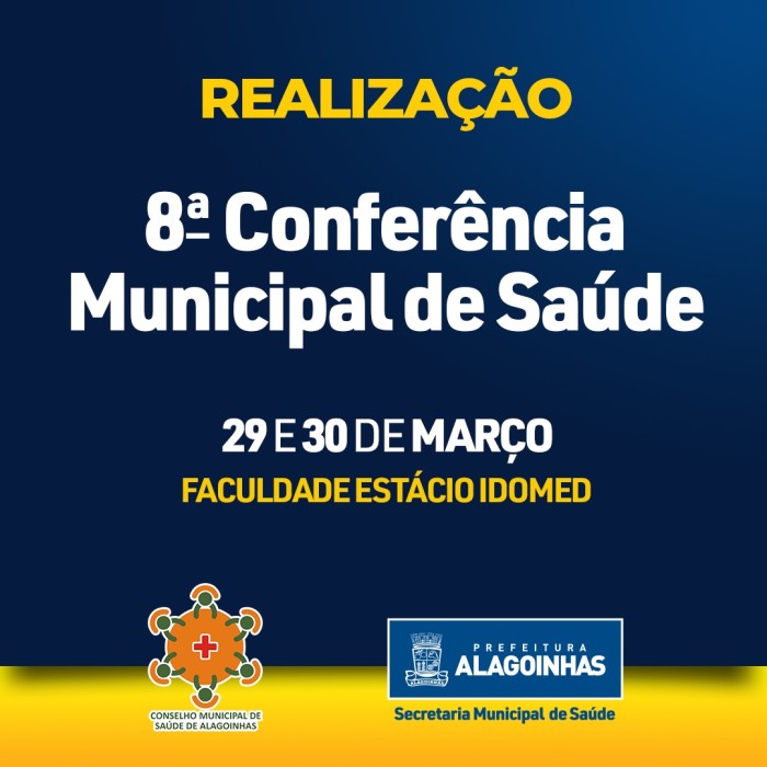 8ª Conferência Municipal de Saúde aborda “garantia de direitos e defesa do SUS” como tema