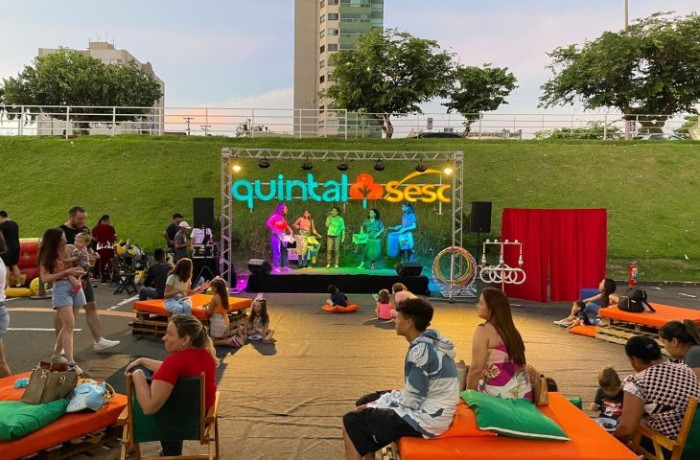 Quintal Sesc promove cultura, atividades e feira artesanal nesta sexta-feira