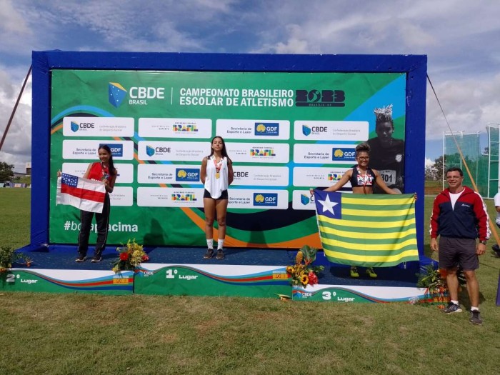 Aluna da rede estadual é medalhista de ouro no Campeonato Brasileiro Escolar de Atletismo