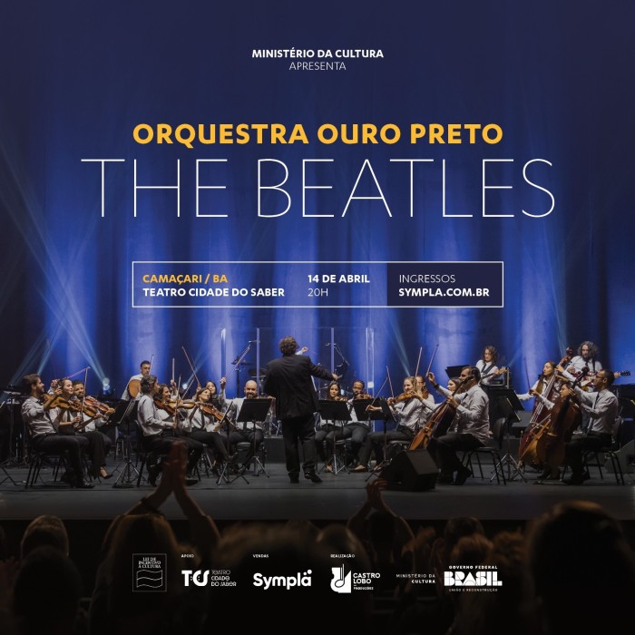 Camaçari recebe Orquestra Ouro Preto com versões orquestradas do Beatles