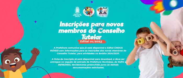Inscrições para novos membros do Conselho Tutelar começam em abril