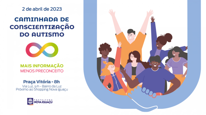 Nova Iguaçu celebra o Dia Mundial de Conscientização do Autismo com caminhada