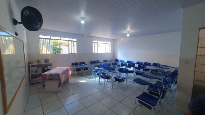 Mais uma escola será entregue totalmente reformada pela Prefeitura, desta vez no povoado de Periperi