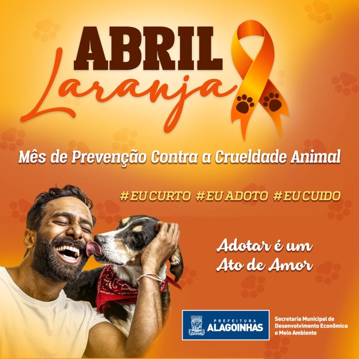 Abril Laranja – Prefeitura realiza campanha contra a crueldade animal