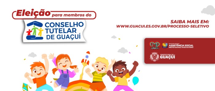 ELEIÇÃO PARA MEMBROS DO CONSELHO TUTELAR DE GUAÇUÍ