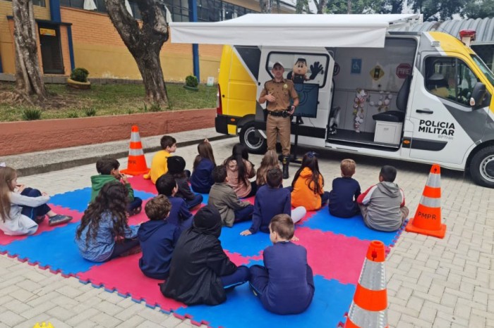 Polícia Militar inicia projeto BPTran nas Escolas, de educação no trânsito