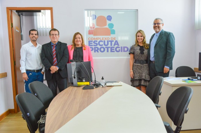 Desembargadora Nágila Brito, do TJBA, elogia infraestrutura e funcionamento do Complexo de Escuta Protegida