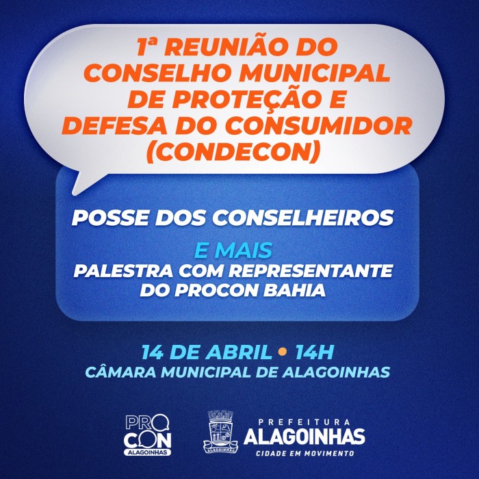 Conselheiros do CONDECON serão empossados na próxima sexta-feira (14)
