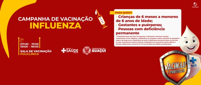 CAMPANHA DE VACINAÇÃO CONTRA A INFLUENZA 2023