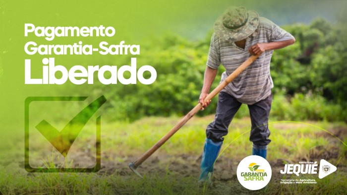 Garantia-Safra começa a ser pago aos agricultores familiares de Jequié