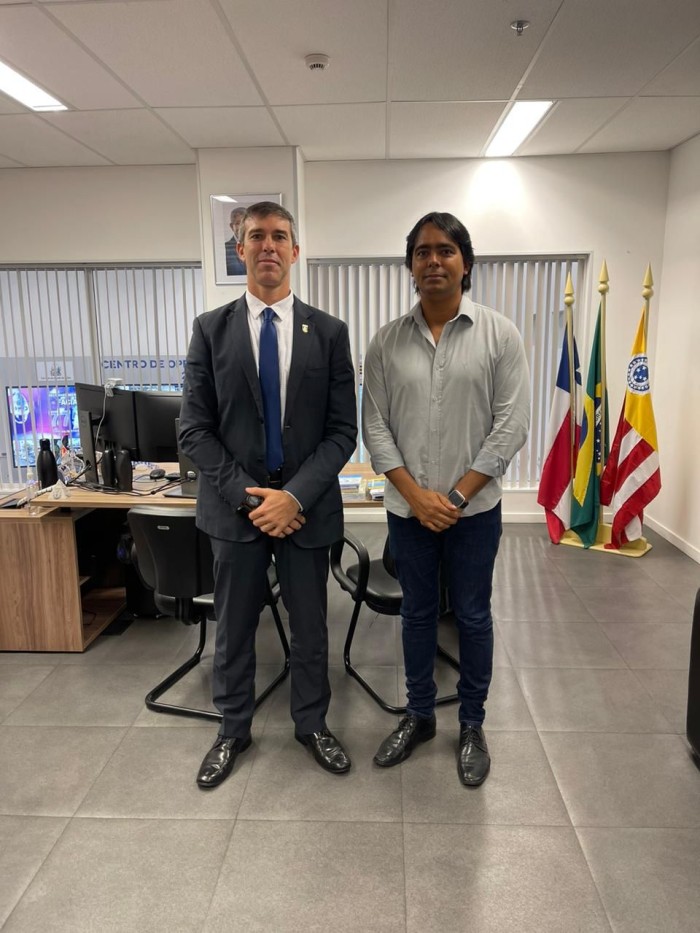 Prefeito se reúne com secretário da Segurança Pública do Estado