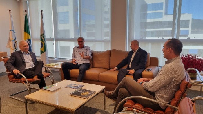 Presidente da Fesporte participa de reunião no Comitê Olímpico Brasileiro