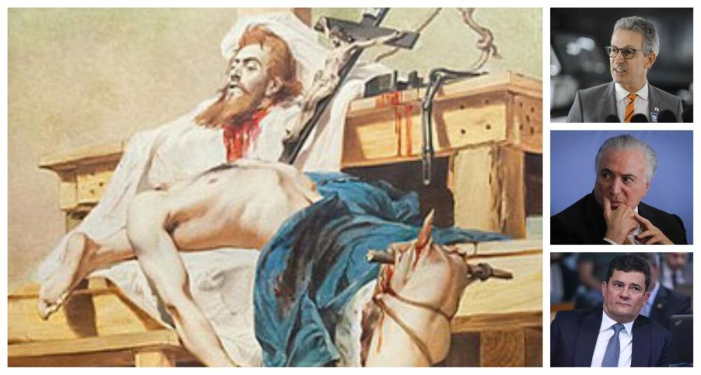 Ângela Carrato: Tiradentes e seus ideais esquartejados de novo por Zema, Temer e Moro.