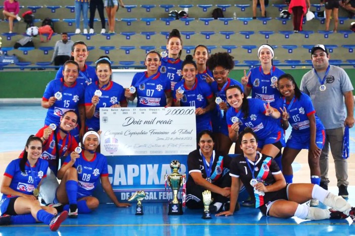 Associação Atlético Iunense vence o Capixabão Feminino de Futsal 2023