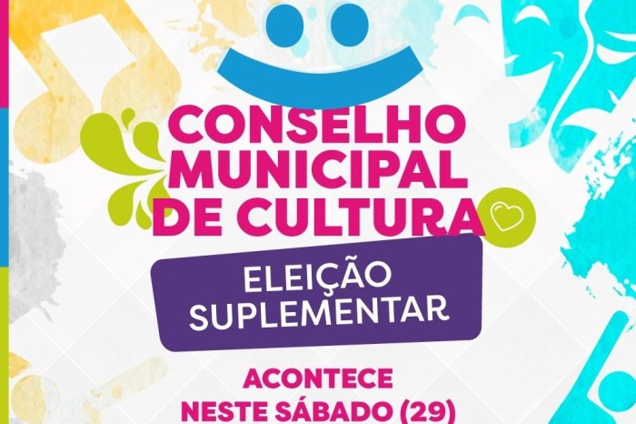 Eleição suplementar do Conselho de Cultura será neste sábado (29)