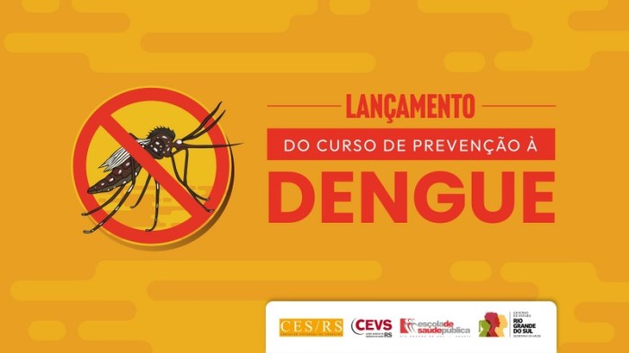 Escola de Saúde Pública lança curso sobre enfrentamento a dengue, chikungunya e zika