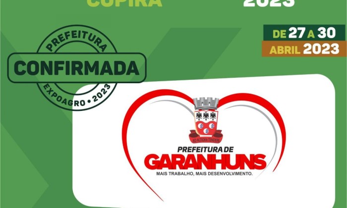 Garanhuns participará da 1ª ExpoagroPernambuco, realizada em Cupira/PE