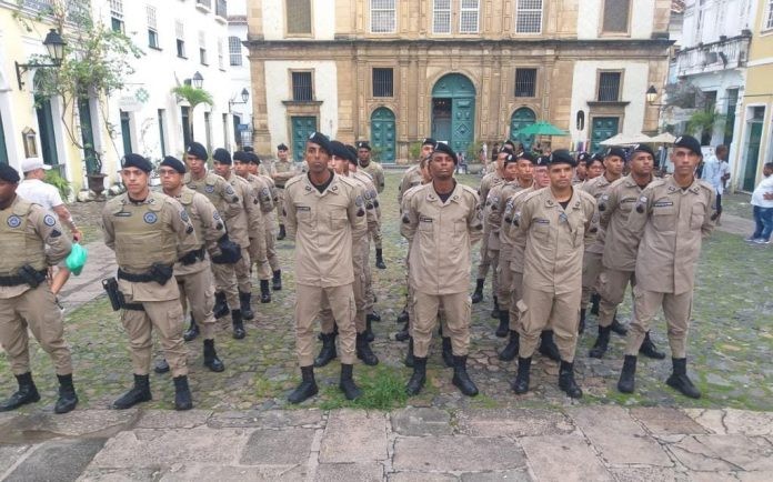 Centro Histórico de Salvador ganha reforço com mais 30 novos soldados da PM