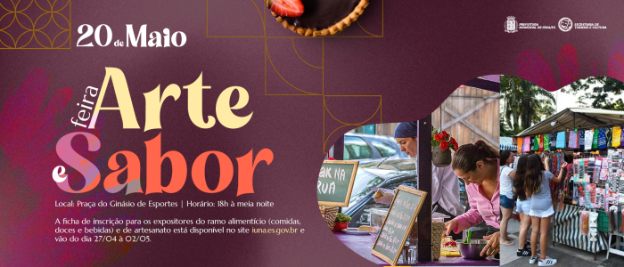 Feira Arte e Sabor de Iúna acontece no próximo mês