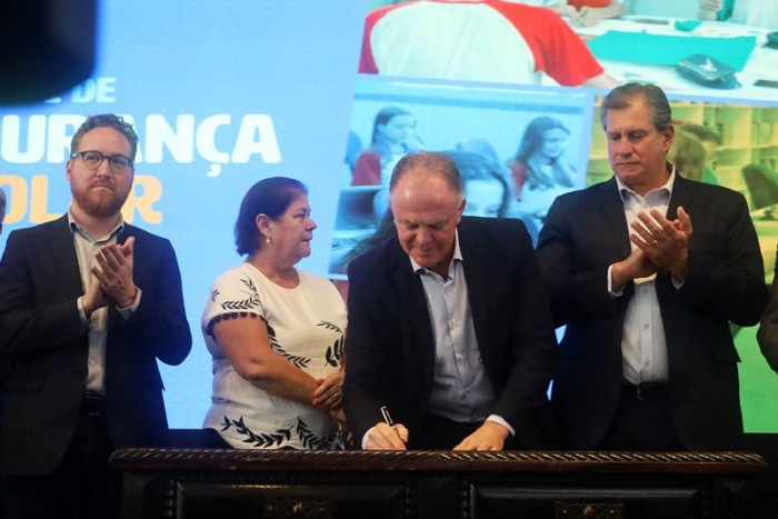 GUAÇUÍ MARCA PRESENÇA NO LANÇAMENTO DO PLANO ESTADUAL DE SEGURANÇA ESCOLAR