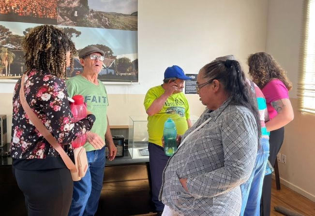 A Secretaria de Cultura e Turismo recebe visita do Serviço de Acolhimento ao Idoso de Castro