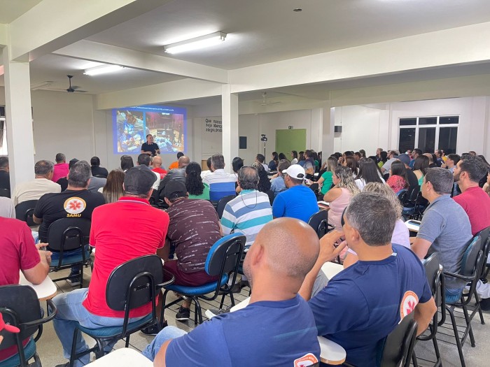 Em busca de aprimoramento, profissionais do Samu 192 participam de treinamento em atendimento pré-hospitalar