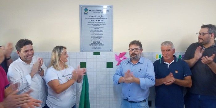 Prefeitura de Ibaiti entrega revitalização do CMEI Tia Hilda