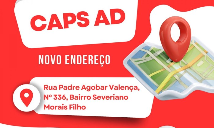 Nota informativa – Mudança de endereço Caps AD