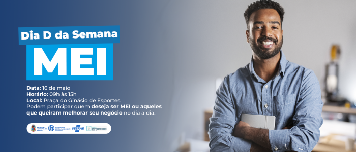 Dia D da Semana MEI em Iúna acontece no dia 16 de maio.
