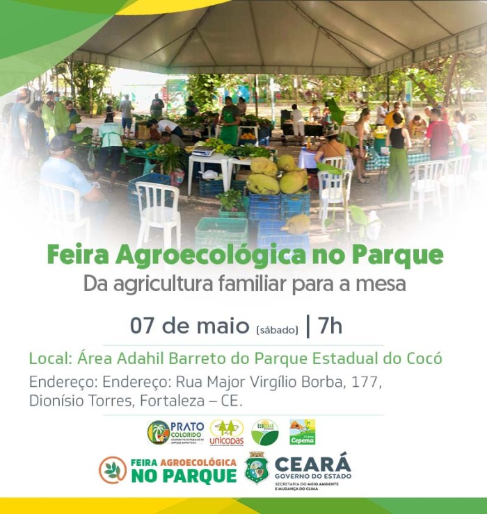 Feira no Parque do Cocó reforça o hábito de consumo de produtos agroecológicos