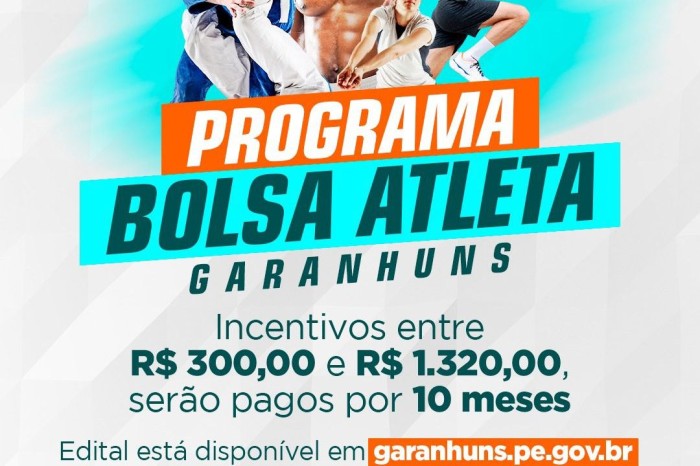 INCENTIVO: Prefeitura reformula e lança “Programa Bolsa Atleta Garanhuns”, que irá beneficiar atletas e paratletas do município