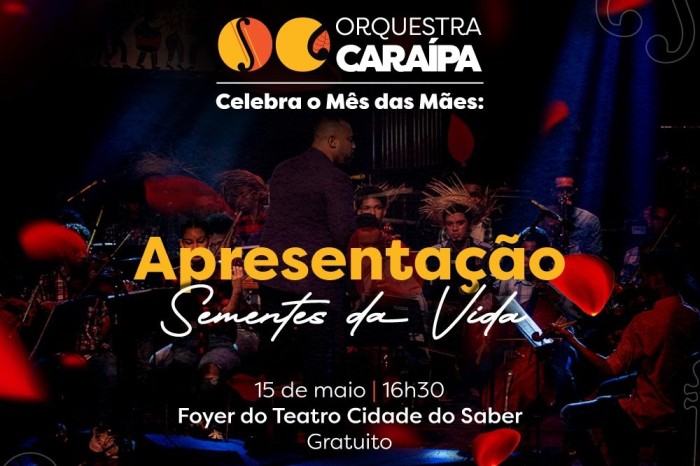 Orquestra Caraípa e Conservatório de Música homenageiam as mães em evento inédito