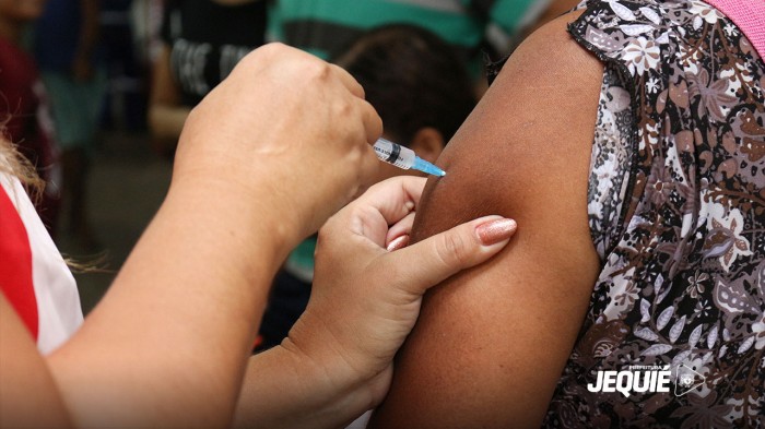 Prefeitura de Jequié segue vacinando contra Influenza nas Unidades de Saúde