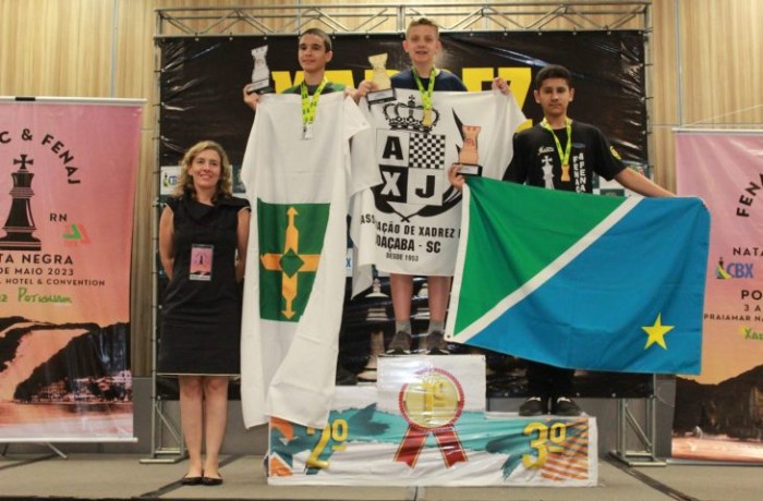 Atletas de Mato Grosso do Sul se destacam no Campeonato Brasileiro de Xadrez de base